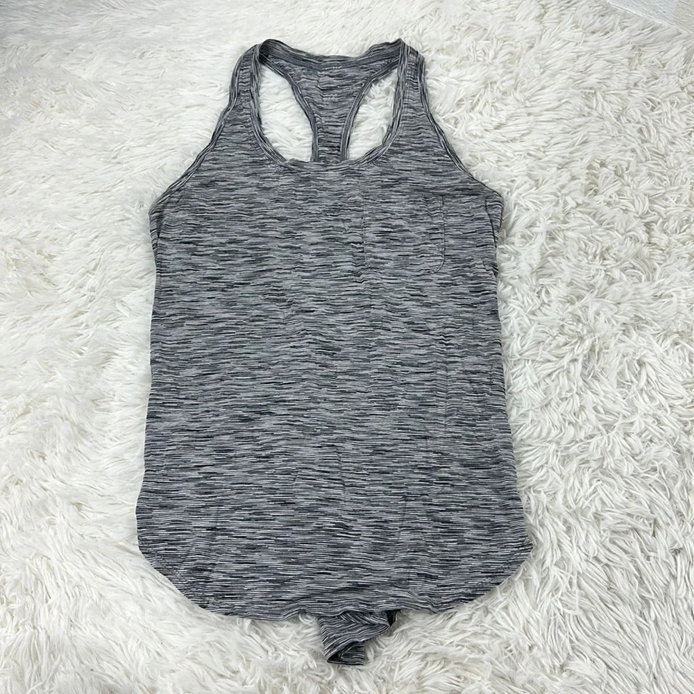Lululemon Yogi Racer Back III 4 Color Space Dye White Black - Picture 1 of 4